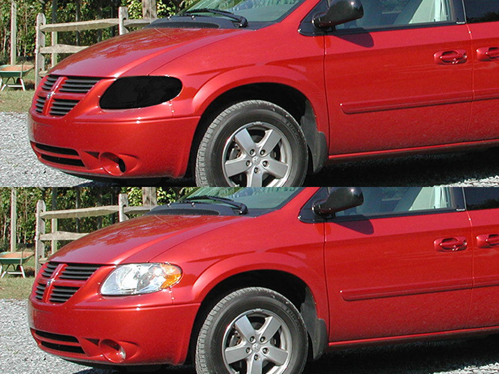 Dodge Grand Caravan 2005-2007 Headlight Tint Appearance