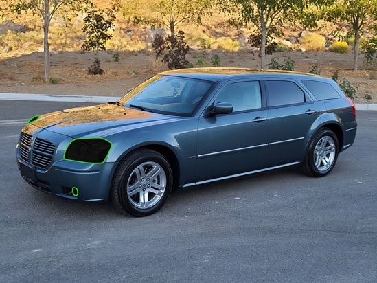 Dodge Magnum 2005-2007 Headlight Tint Location