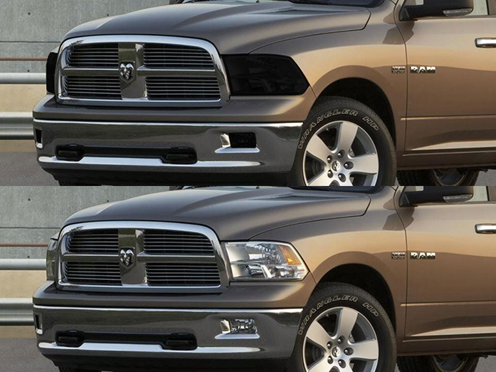 Dodge Ram 2009-2010 Headlight Tint Appearance