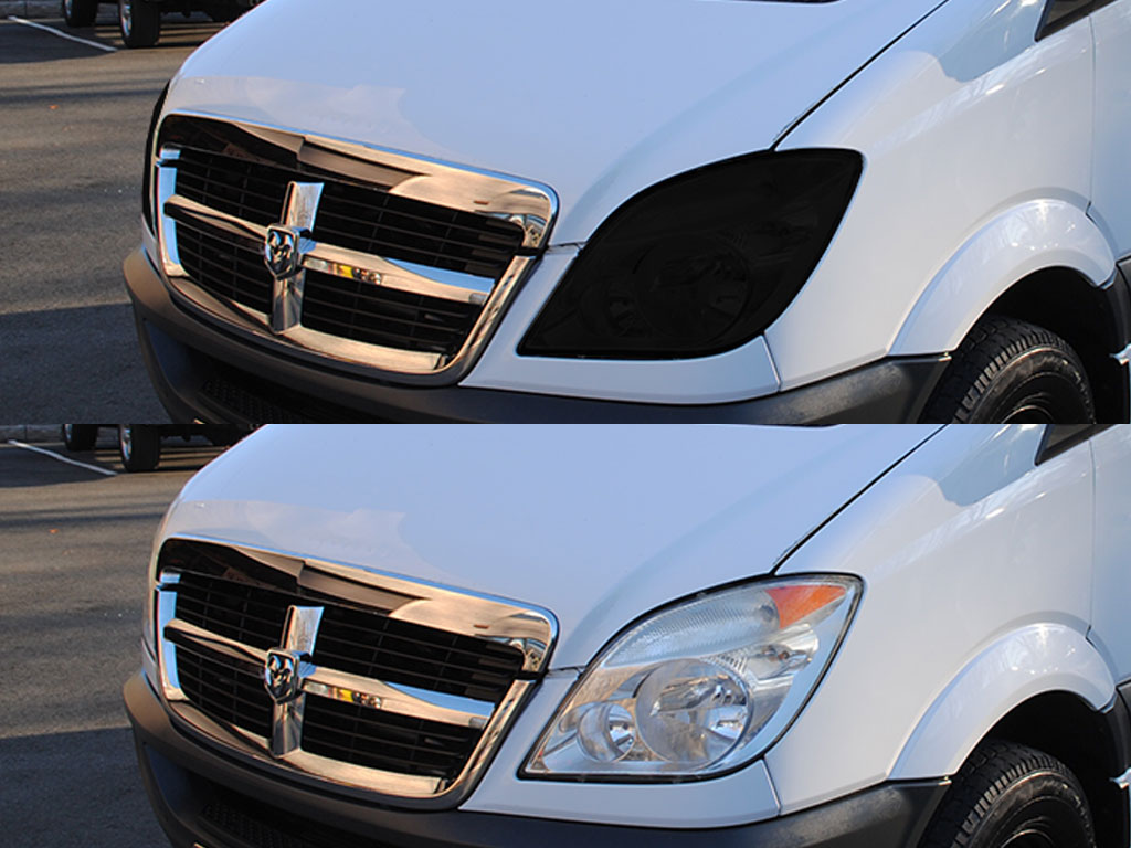 Dodge Sprinter 2007-2009 Headlight Tint Appearance