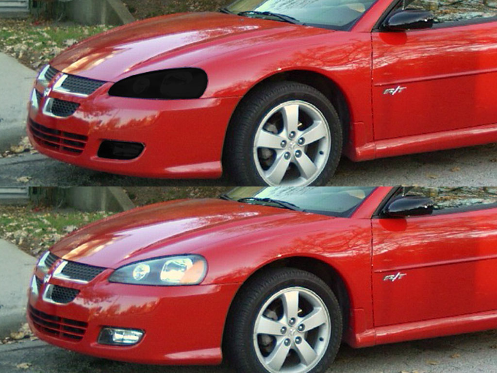 Dodge Stratus 2003-2005 (Coupe) Headlight Tint Appearance