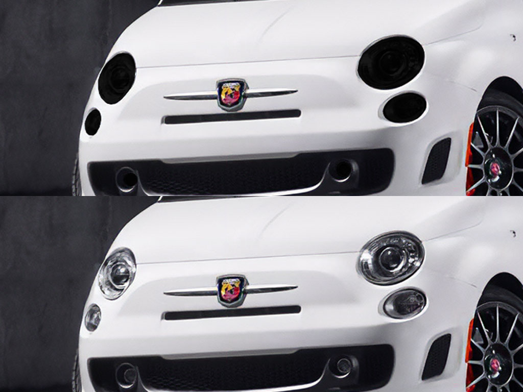 Fiat 500 2012-2019 (Abarth) Headlight Tint Appearance