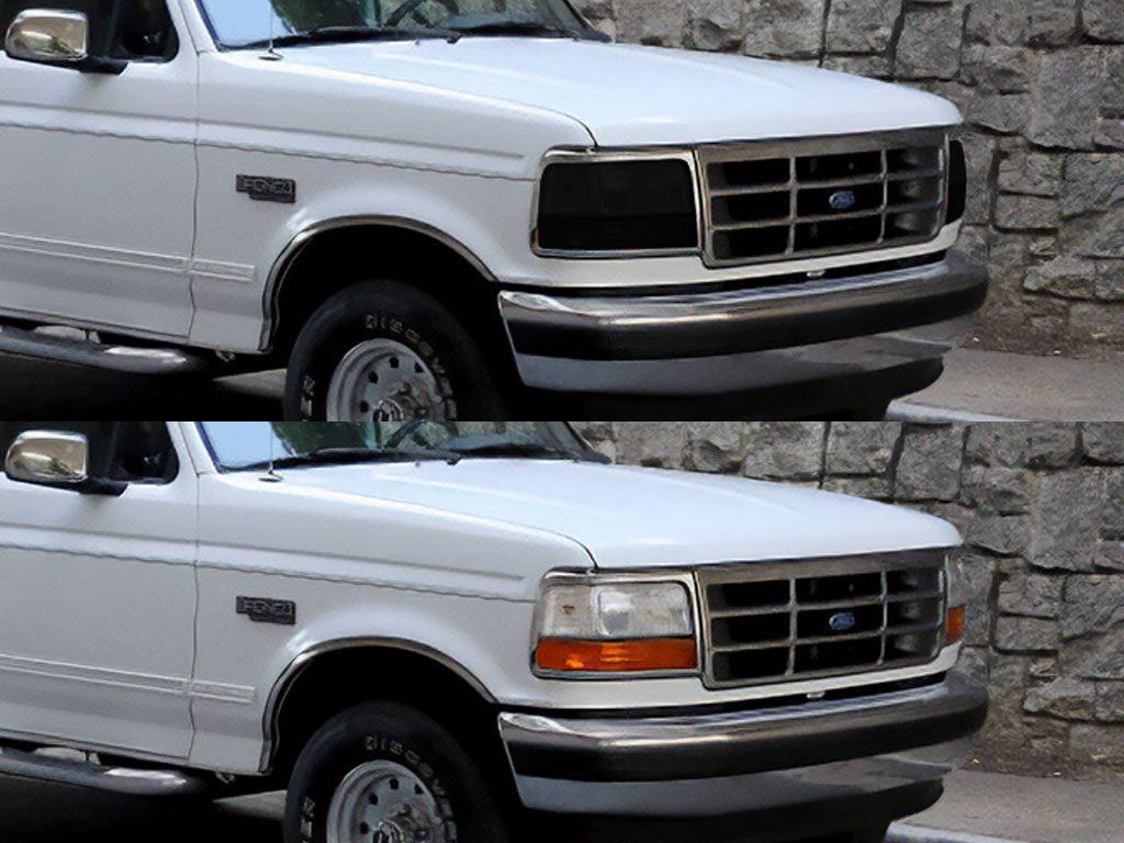 Ford Bronco 1993-1996 Headlight Tint Appearance