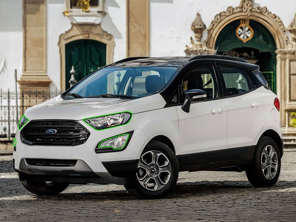 Ford Ecosport 2018-2022 Headlight Protection Installation Location