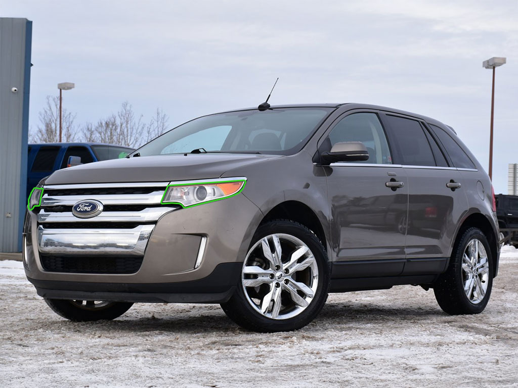 Ford Edge 2011-2014 Headlight Protection Installation Location