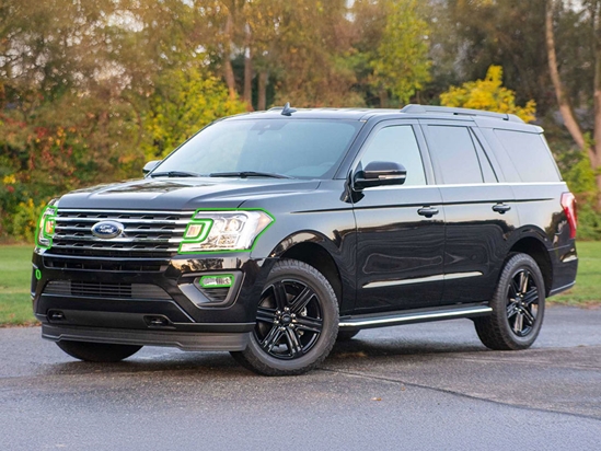 Ford Expedition 2018-2021 Headlight Protection Installation Location