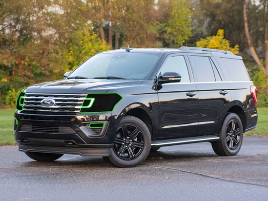 Ford Expedition 2018-2021 Headlight Tint Location