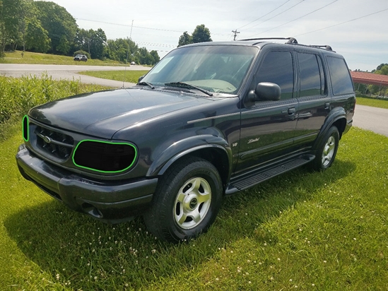 Ford Explorer 1995-2001 Headlight Tint Location