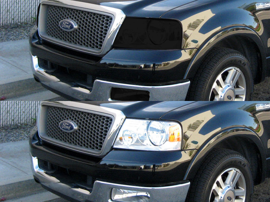 Ford F-150 2004-2005 Headlight Tint Appearance