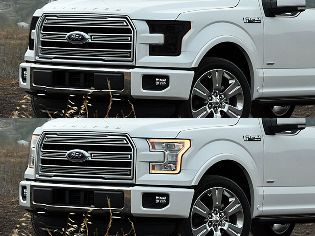 Ford F-150 2015-2017 Headlight Tint Appearance