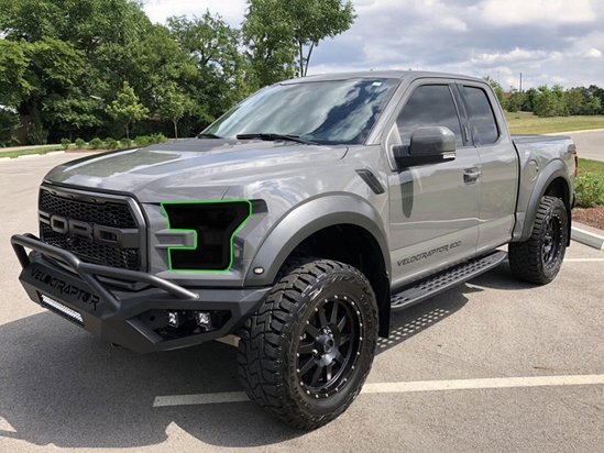 Ford F-150 2017-2019 (SVT Raptor) Headlight Tint Location