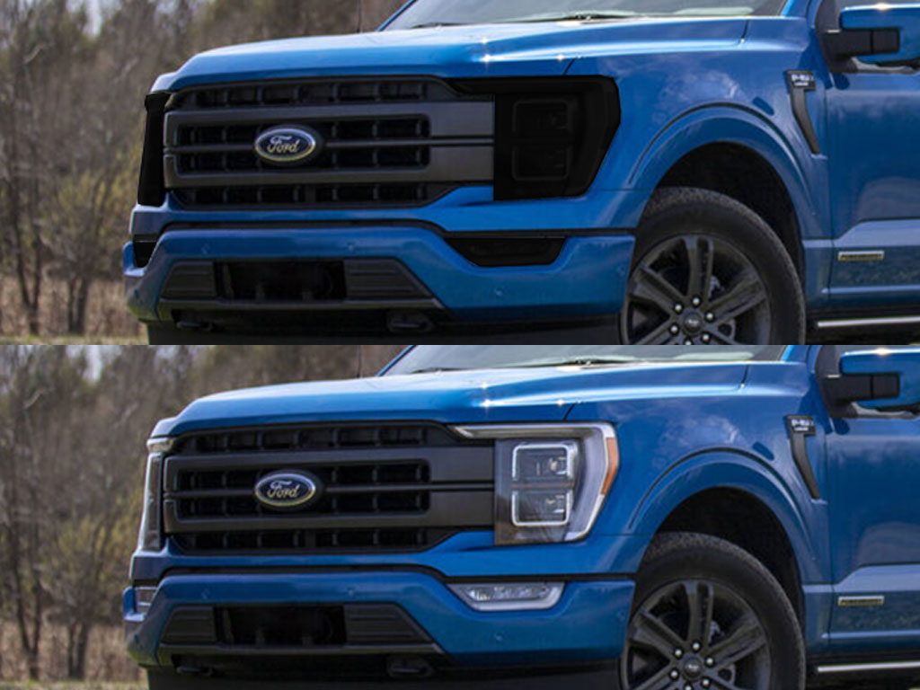 Ford F-150 2021-2023 Headlight Tint Appearance