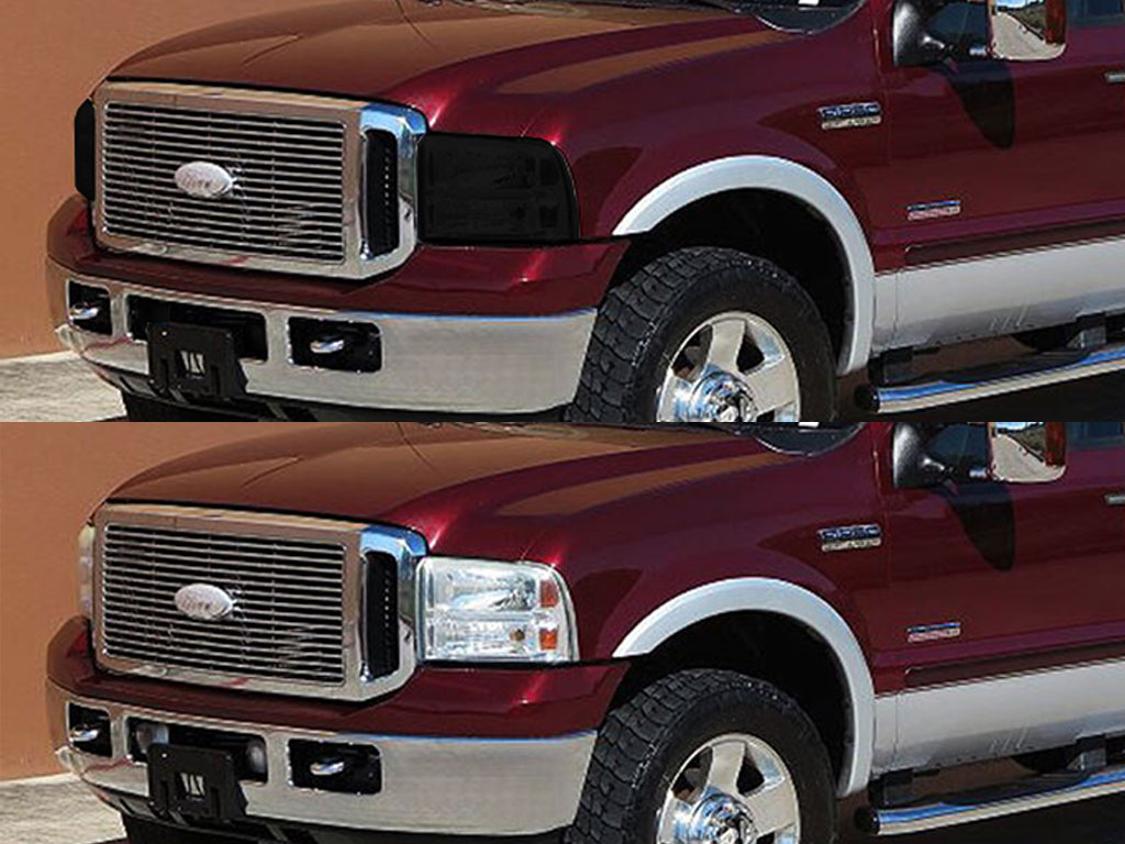 Ford F-250 2005-2007 Headlight Tint Appearance