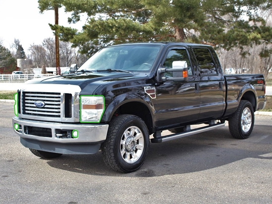 Ford F-250 2008-2010 Headlight Protection Installation Location