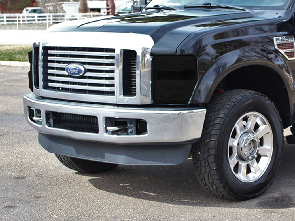 Ford F-250 2008-2010 Headlight Tint