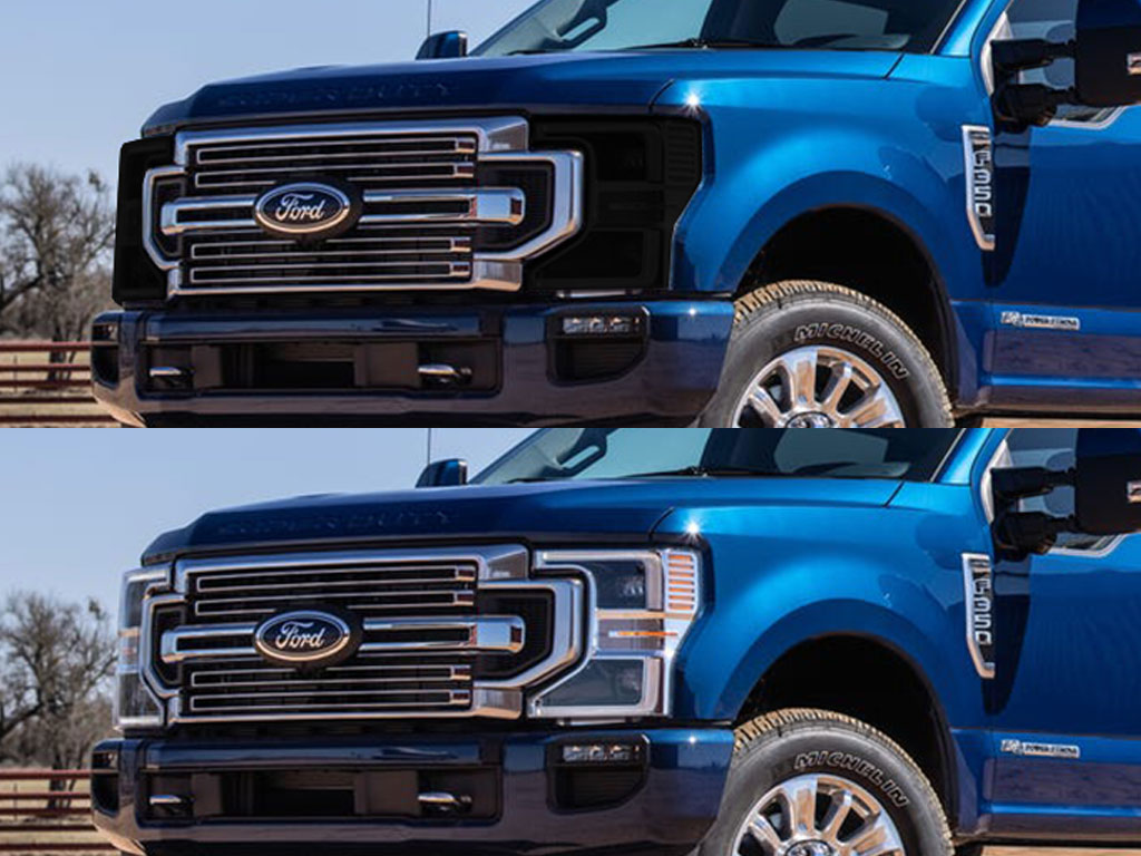 Ford F-250 2020-2025 Headlight Tint Appearance