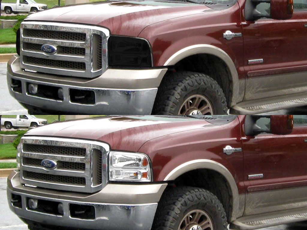 Ford F-350 1999-2004 Headlight Tint Appearance