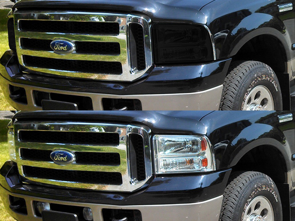 Ford F-350 2005-2007 Headlight Tint Appearance