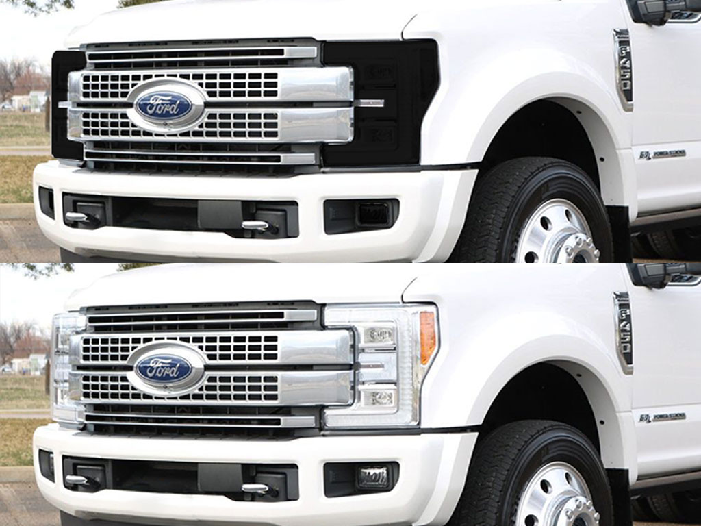 Ford F-450 2017-2019 Headlight Tint Appearance