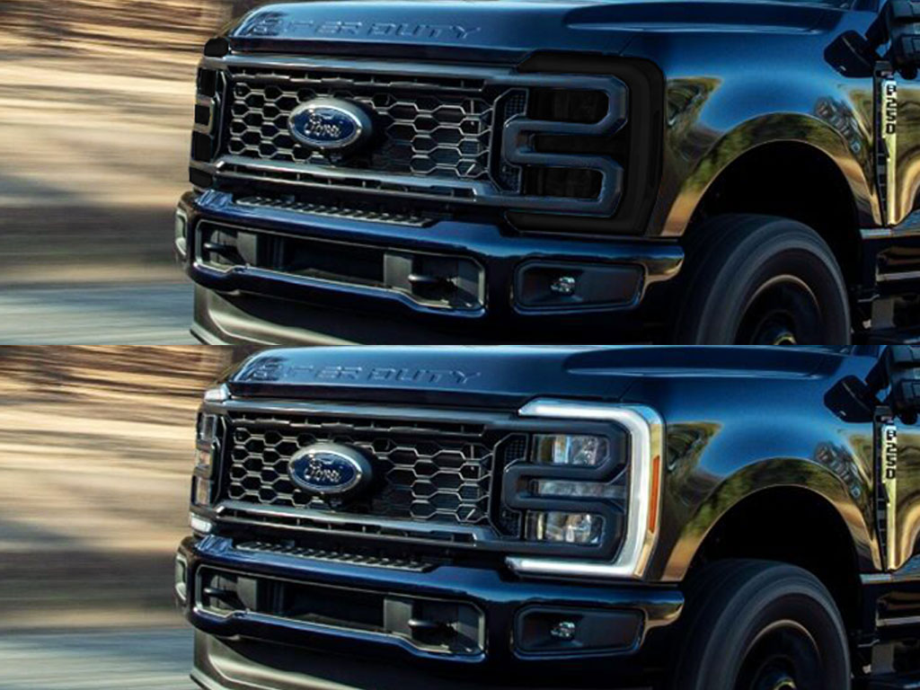 Ford F-450 2023-2025 Headlight Tint Appearance