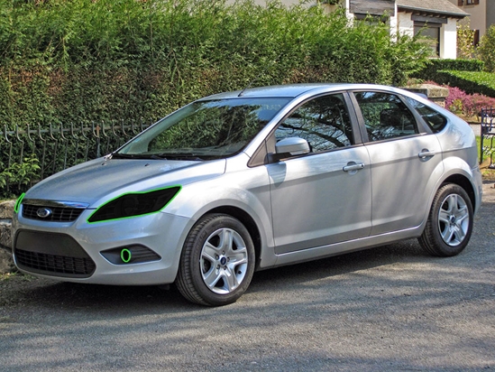 Ford Focus 2008-2011 Headlight Tint Location