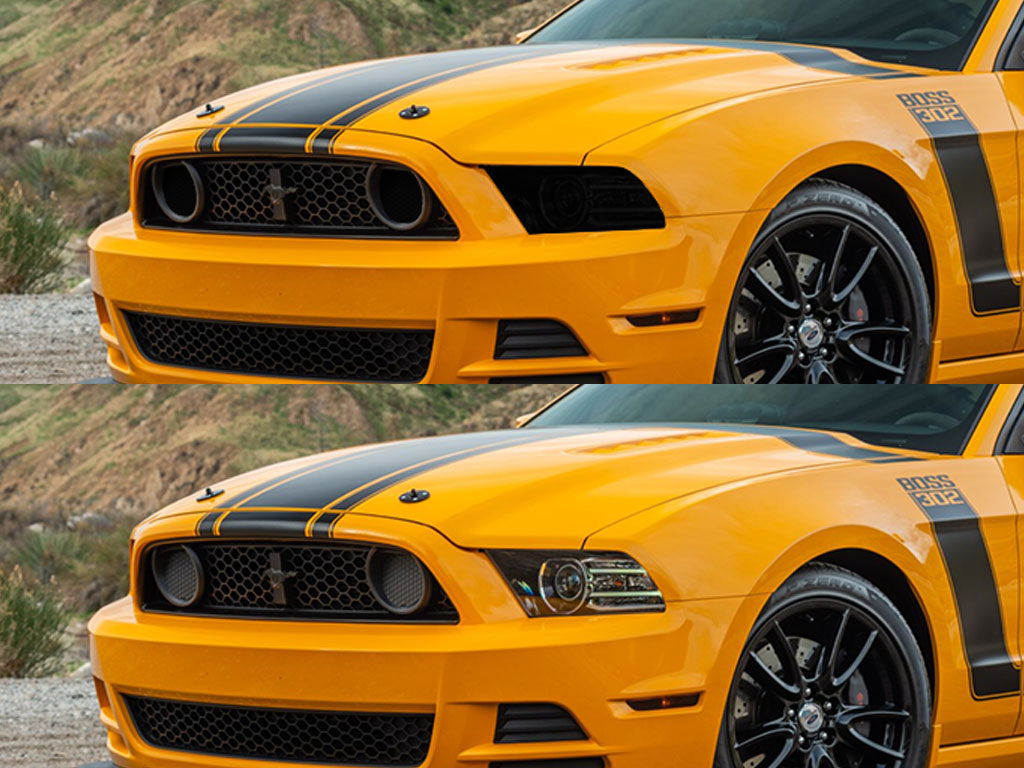 Ford Mustang 2010-2014 Headlight Tint Appearance