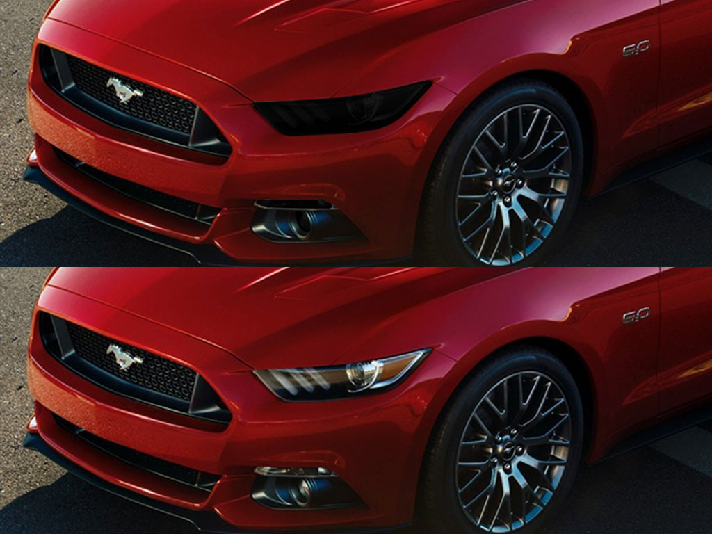 Ford Mustang 2015-2017 Headlight Tint Appearance