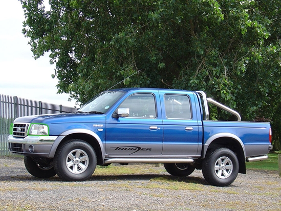 Ford Ranger 1998-2000 Headlight Protection Installation Location