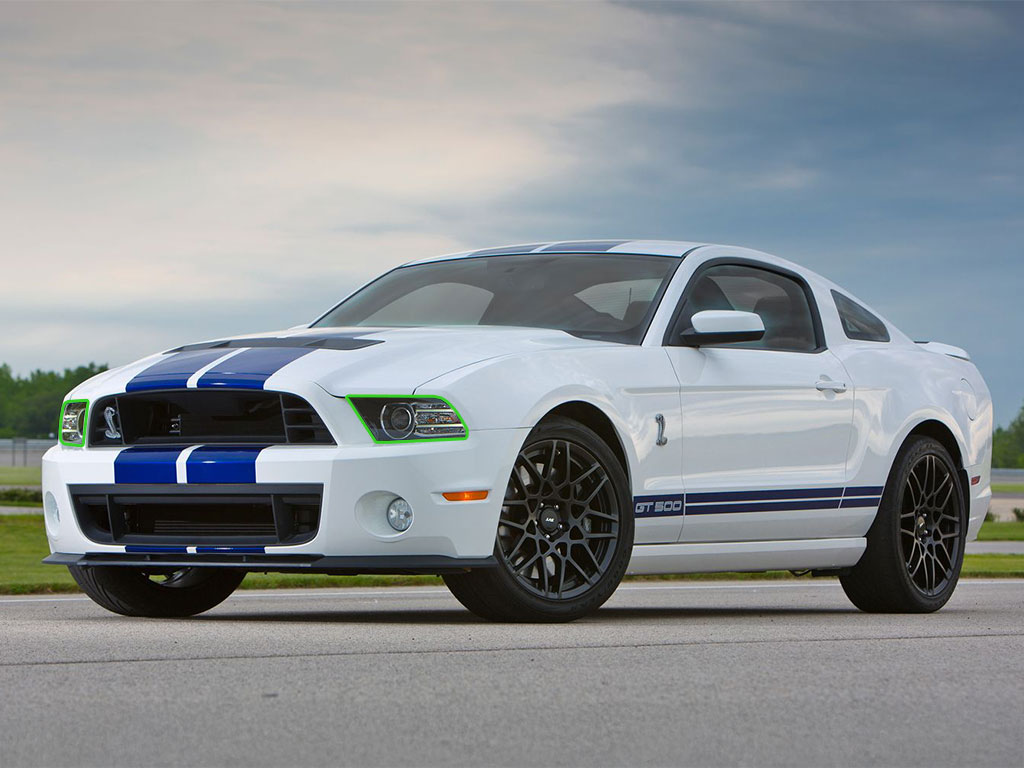 Ford Shelby GT500 2010-2014 Headlight Protection Installation Location