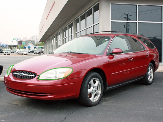 Ford Taurus 2004-2007 Headlight Protection Installation Location