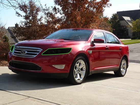 Ford Taurus 2010-2012 Headlight Tint Location