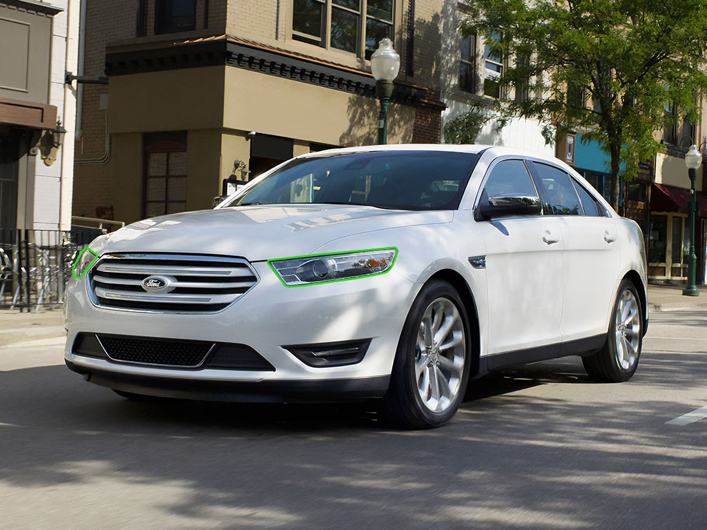 Ford Taurus 2013-2019 Headlight Protection Installation Location