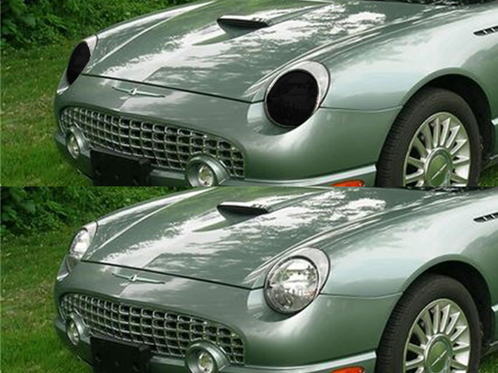 Ford Thunderbird 2002-2005 Headlight Tint Appearance