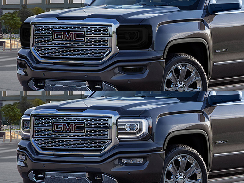 GMC Sierra 2014-2018 (1500) Headlight Tint Appearance