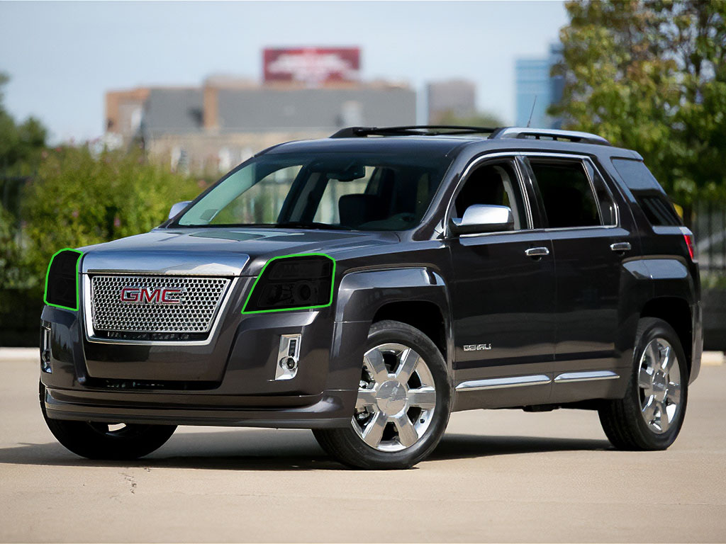 GMC Terrain 2010-2015 Headlight Tint Location