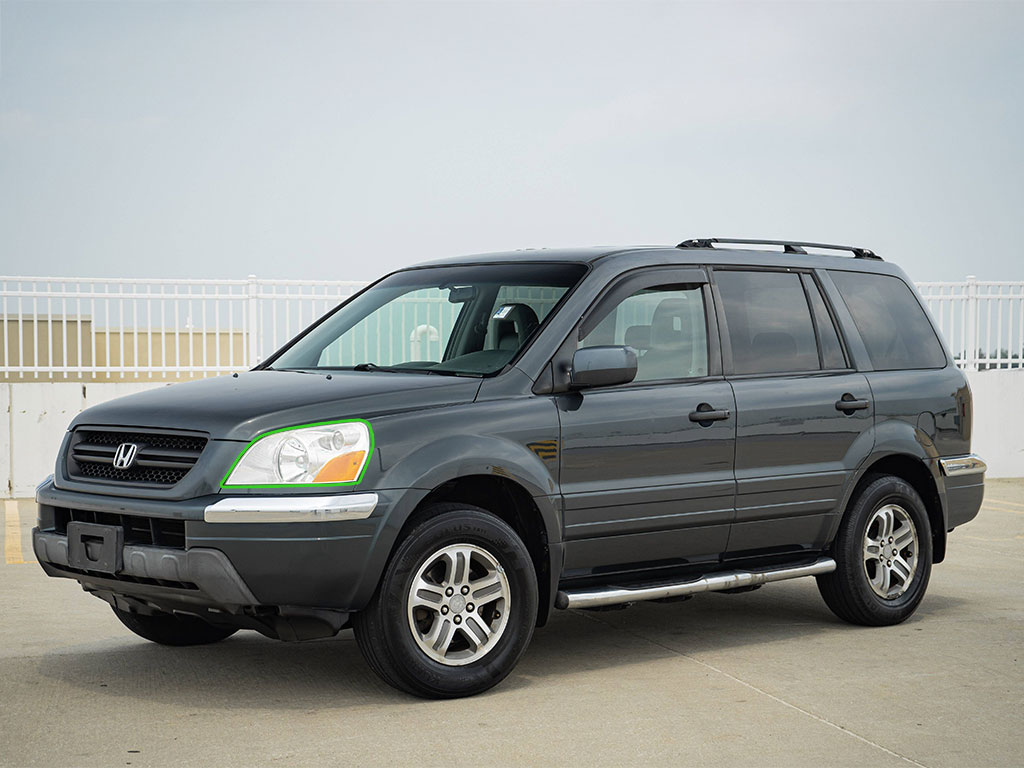 Honda Pilot 2003-2005 Headlight Protection Installation Location