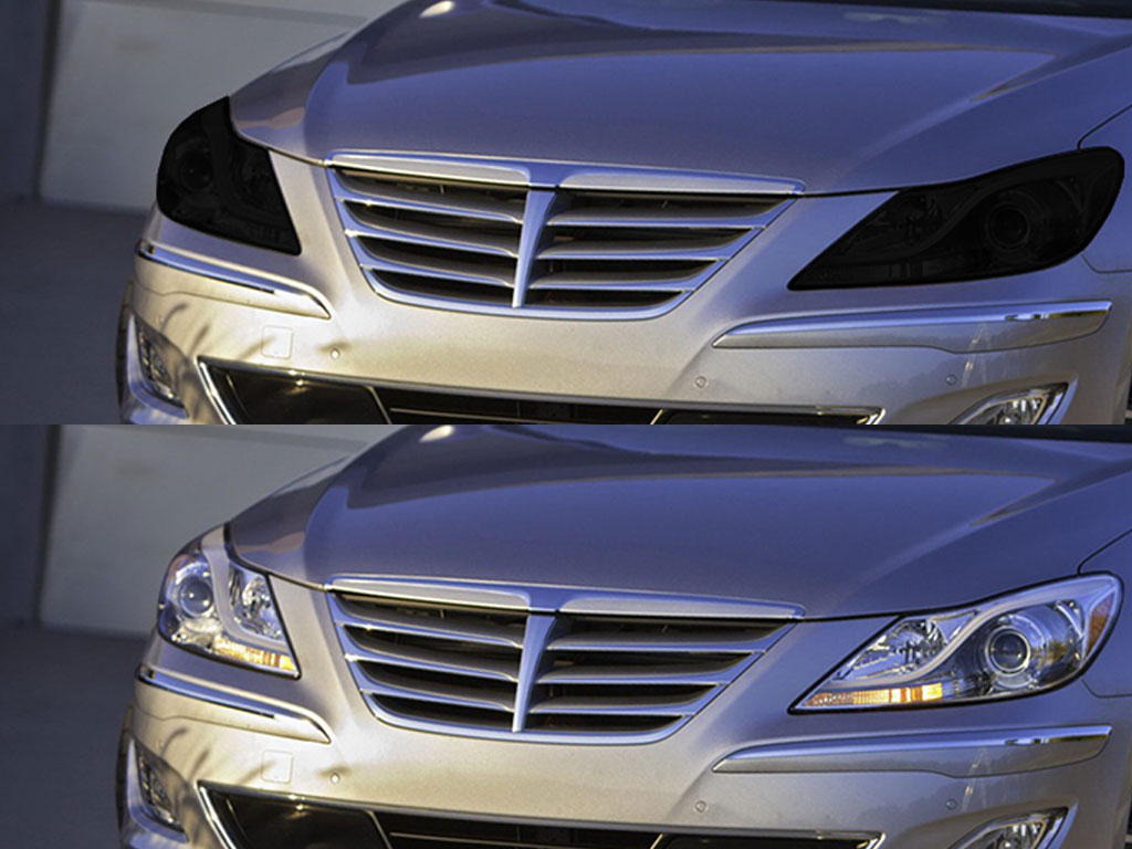 Hyundai Genesis 2009-2014 (Sedan) Headlight Tint Appearance