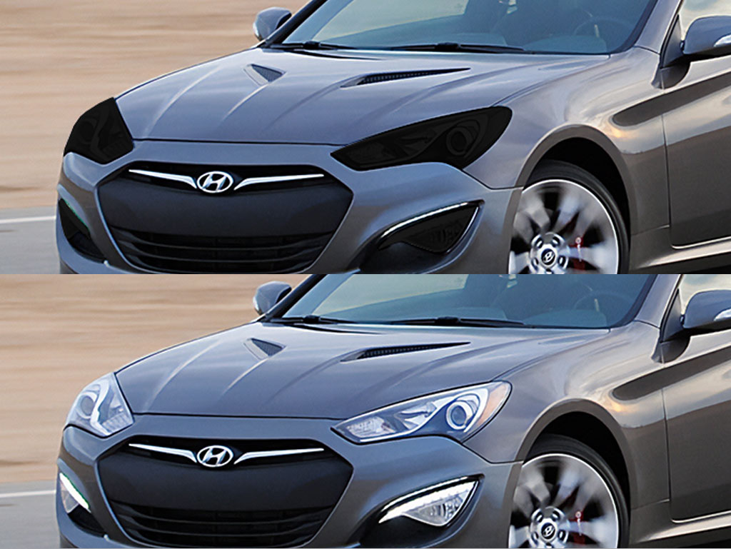 Hyundai Genesis 2013-2016 (Coupe) Headlight Tint Appearance