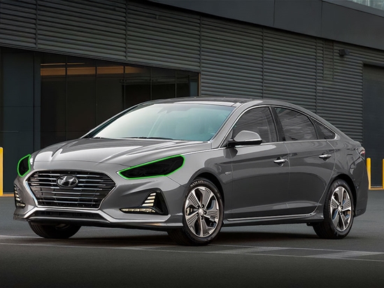 Hyundai Sonata 2018-2019 Headlight Tint Location