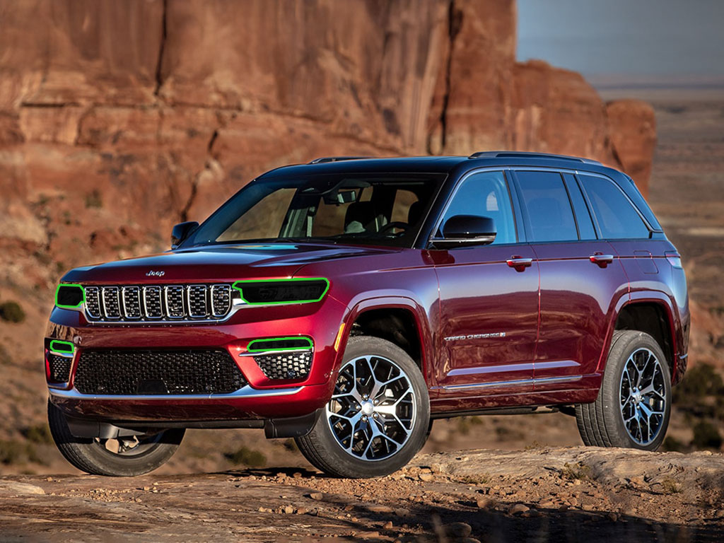 Jeep Cherokee 2019-2023 Headlight Tint Location