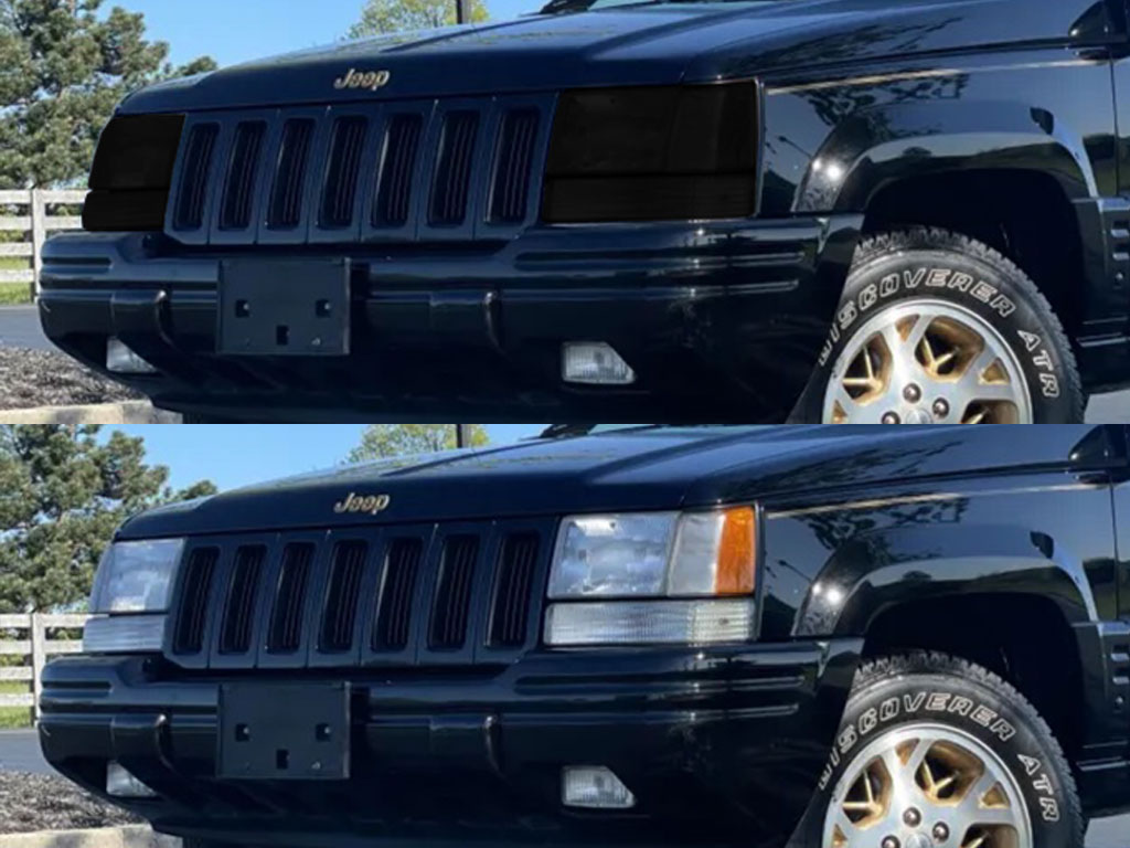 Jeep Grand Cherokee 1993-1998 Headlight Tint Appearance