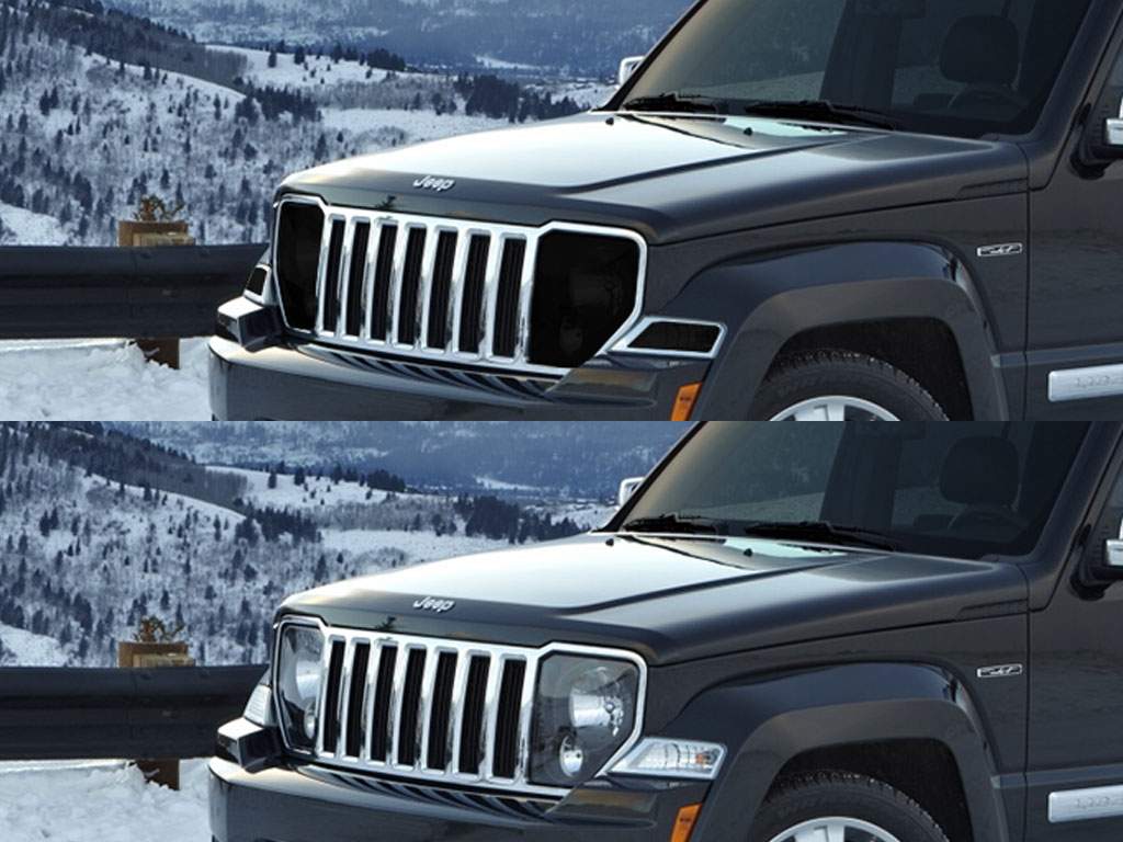 Jeep Liberty 2008-2012 Headlight Tint Appearance