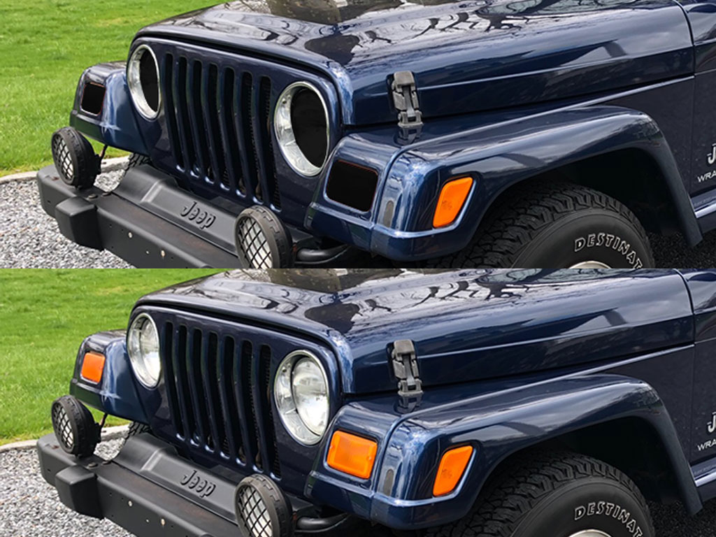 Jeep Wrangler 1997-2006 Headlight Tint Appearance