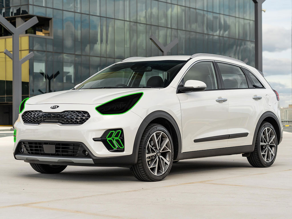 Kia Niro 2021-2022 Headlight Tint Location