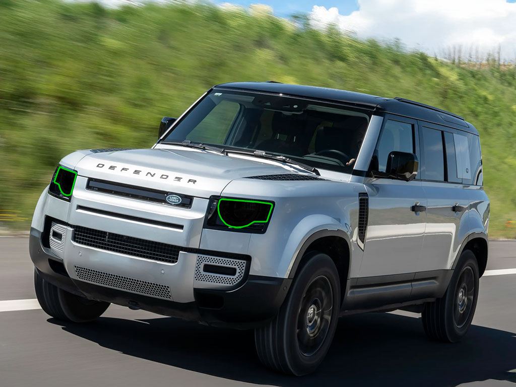 Land Rover Defender 2020-2025 Headlight Tint Location