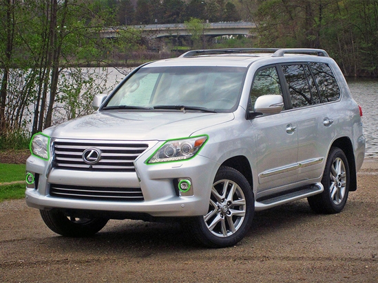 Lexus LX 2013-2015 Headlight Protection Installation Location