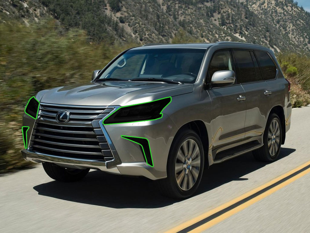 Lexus LX 2016-2021 Headlight Tint Location