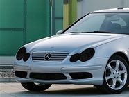 Mercedes-Benz C-Class 2001-2007 (Coupe) Headlight Tint