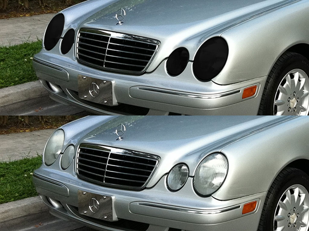 Mercedes-Benz E-Class 2000-2002 (Sedan) Headlight Tint Appearance