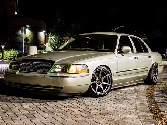 Mercury Grand Marquis 2003-2005 Headlight Protection Installation Location